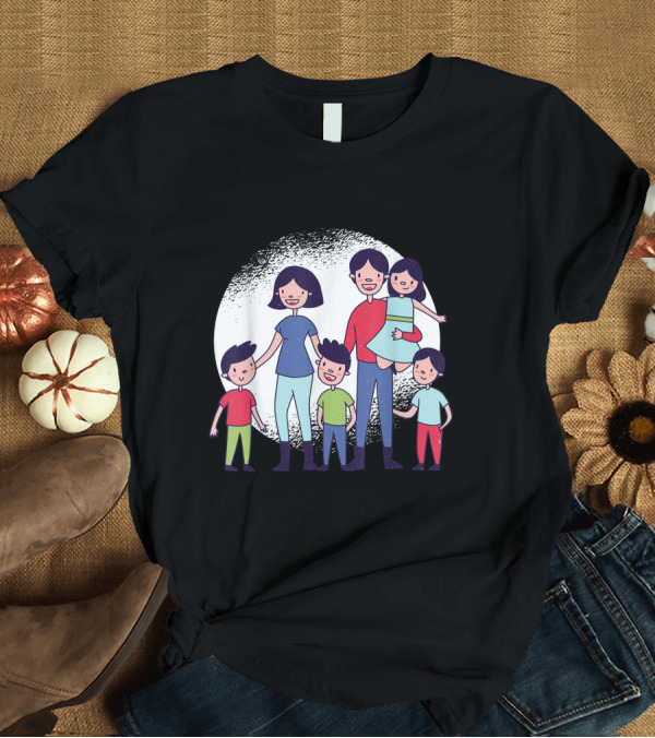 T-Shirt: We are Family for Parents and Kids Matching Outfits in Ten Colors T-Shirt We are Family for Parents and Kids Matching Outfits in Ten Colors T-Shirt