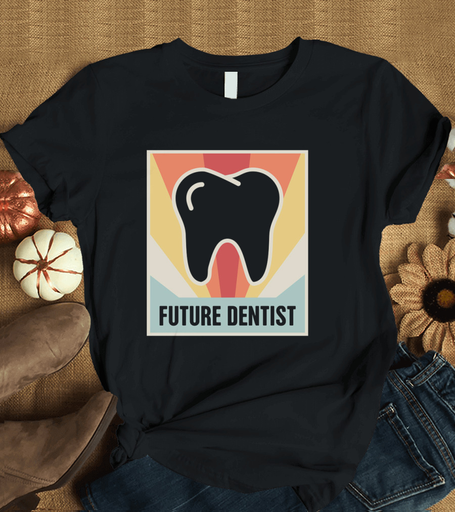 Future Dentist Retro Tooth T-Shirt