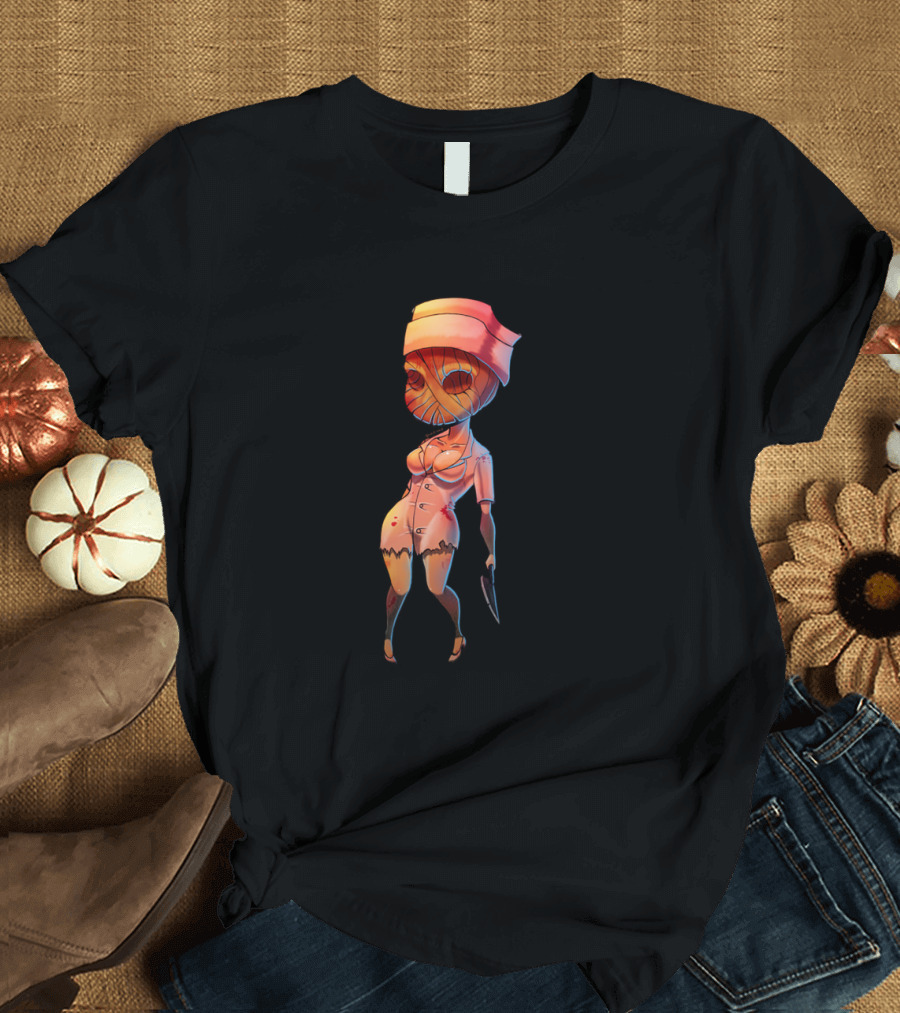 Chibi Nurse Silent Hill Creepy Cute T-Shirt