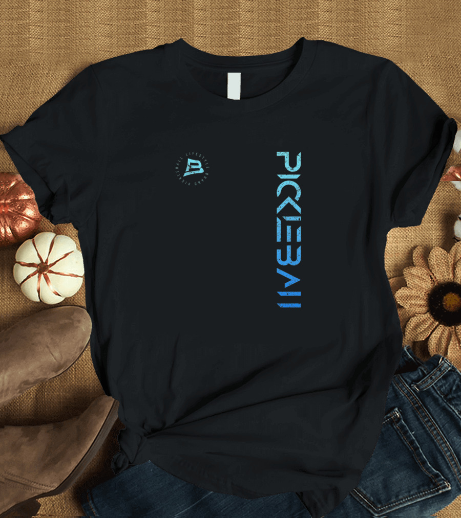 Pickleball Premium Fit Distressed Blue Gradient PicklePro Lifestyle Brand T-Shirt