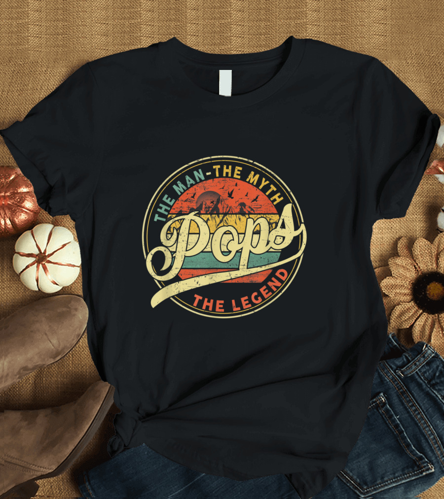 The Man The Myth The Legend Vintage Pops T-Shirt