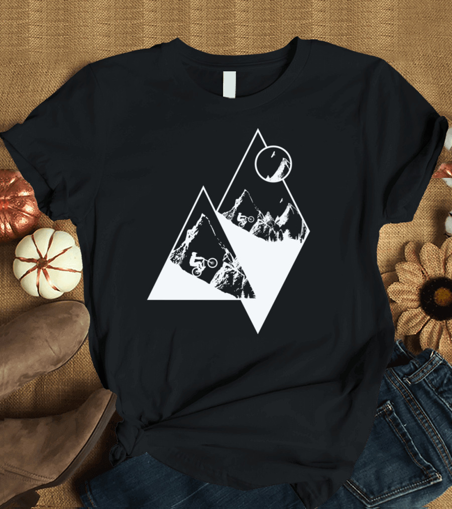 MTB White Mountains Biking Adventure Geometry T-Shirt