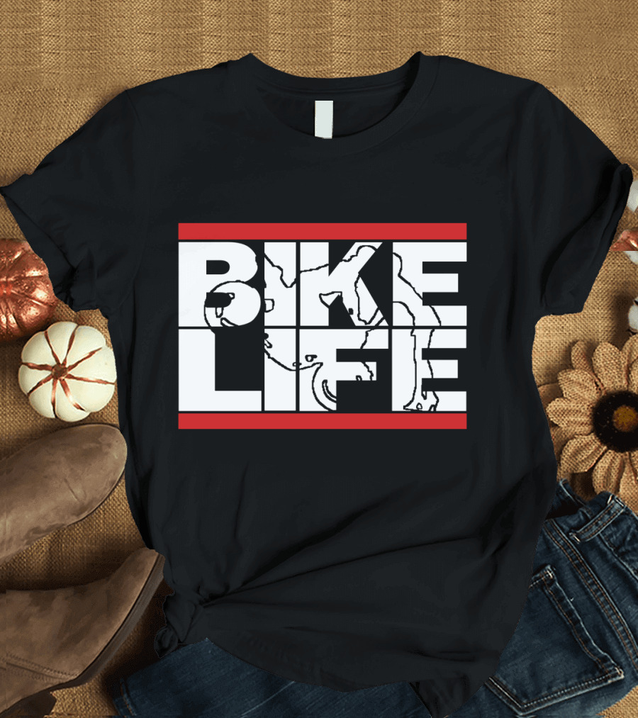 Bike Life Ride Block T-Shirt