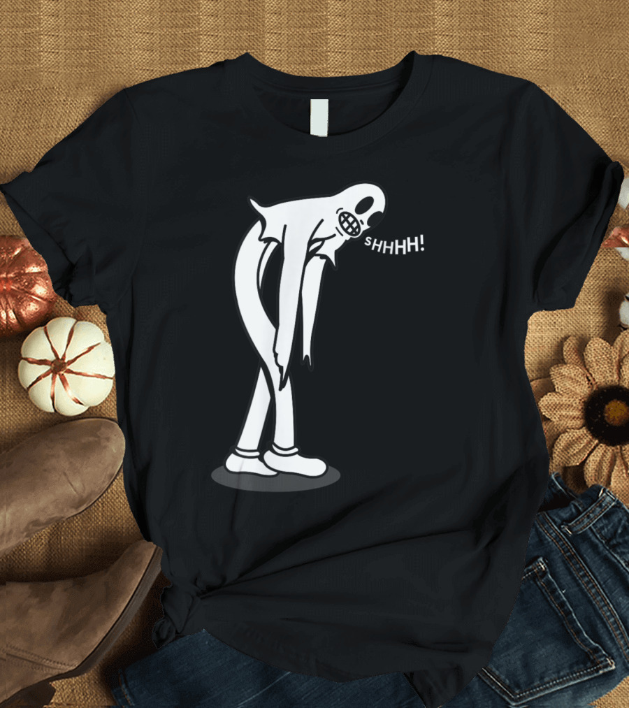 Koko Shhhh Ghost with Creepy Smile T-Shirt