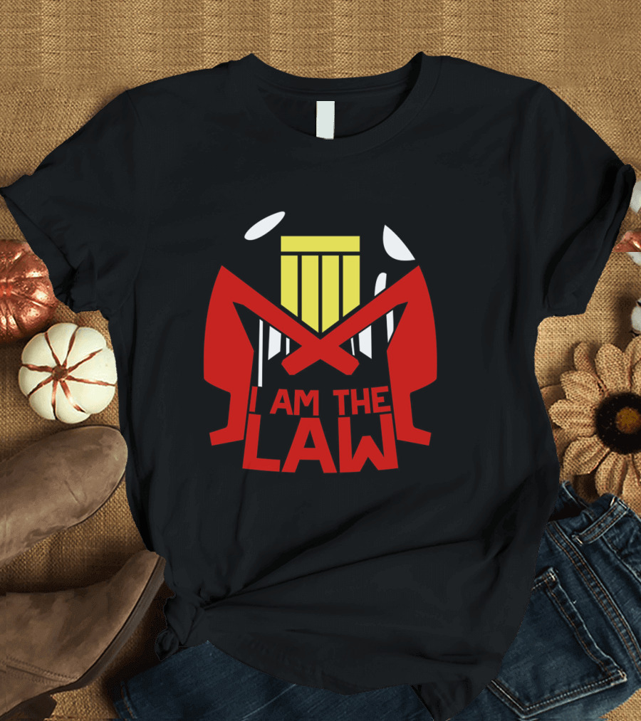 Judge Dredd I Am The Law Emblem T-Shirt
