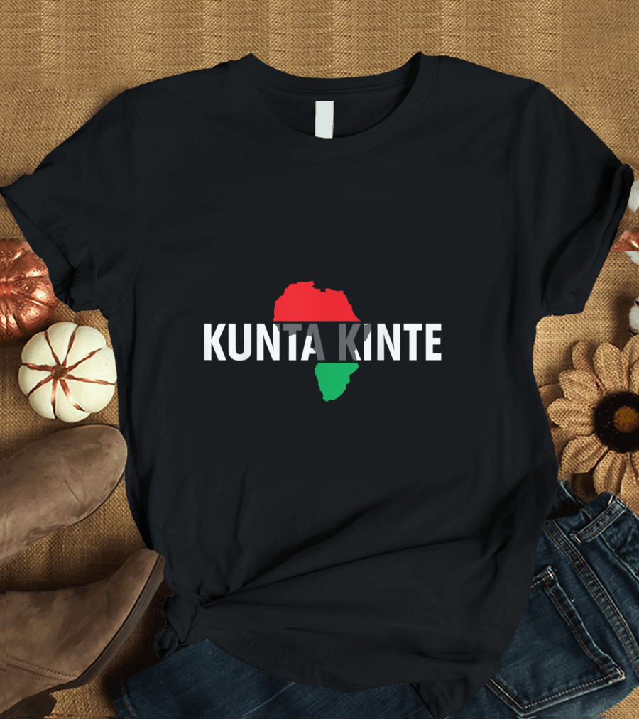 Kunta Kinte Pan African Colors Africa Map VTdCF T-Shirt