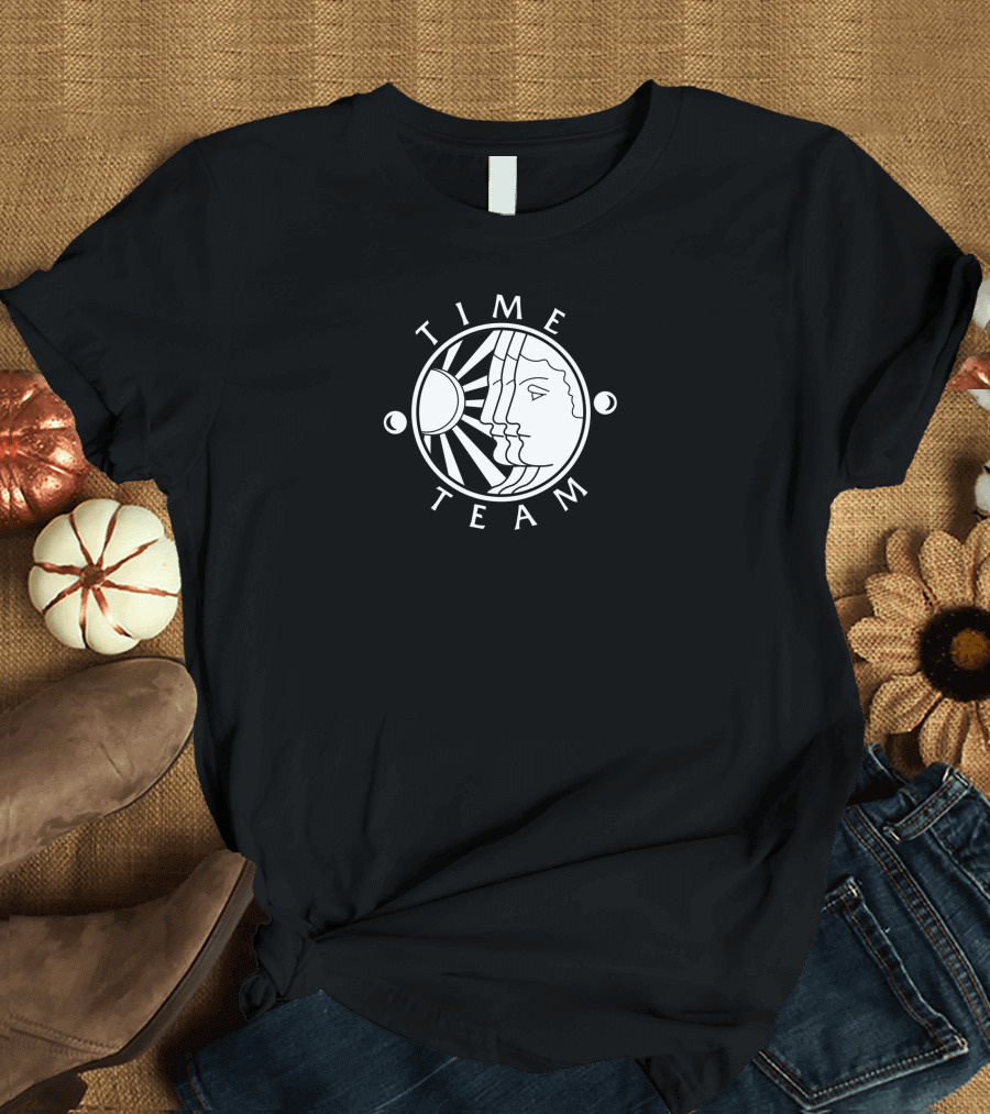 TIME TEAM Sun Moon Face T-Shirt