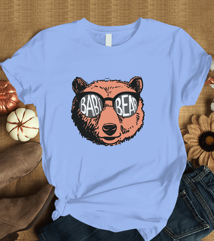 BABY BEAR Sunglasses Cartoon T-Shirt