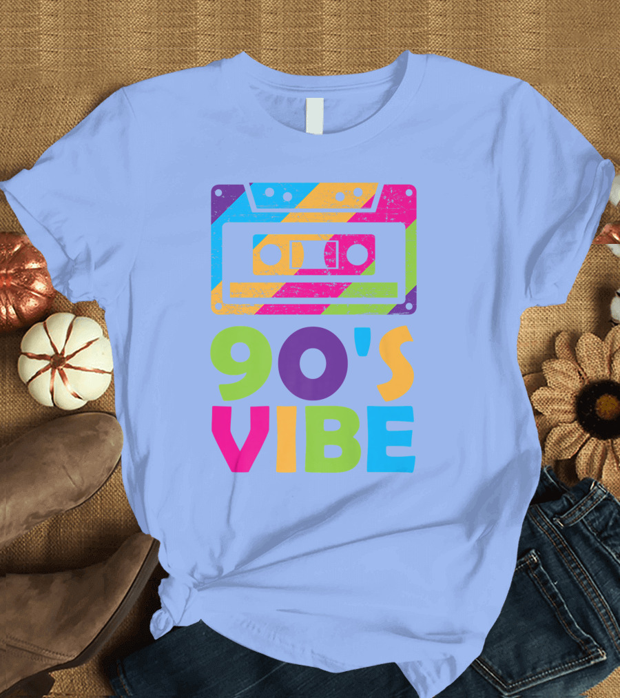 90s Vibe Retro Aesthetic Costume Party Outfit Cassette Tape T-Shirt