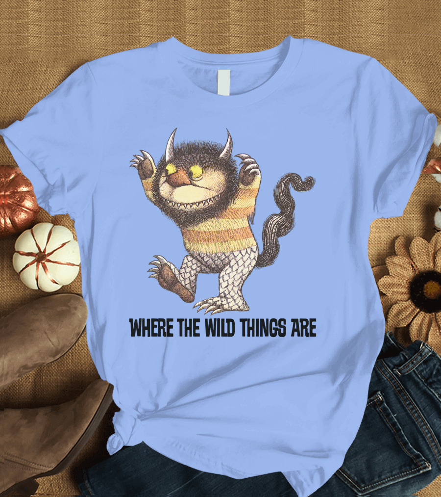 Where The Wild Things Are Horned Monster Character T-Shirt