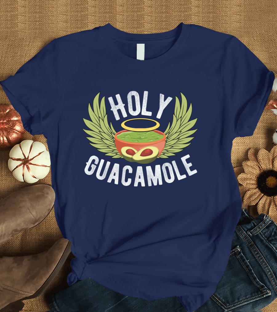 Holy Guacamole Avocado Fiesta Cinco De Mayo 5th Of May Halo Wings T-Shirt
