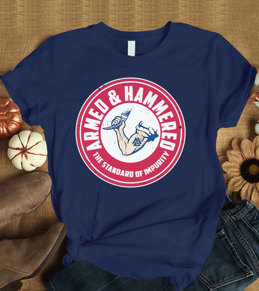 Armed And Hammered Viking Norse The Standard Of Impurity T-Shirt