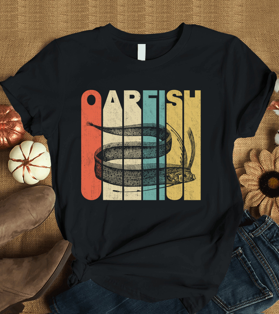 Oarfish Retro Vintage Striped T-Shirt