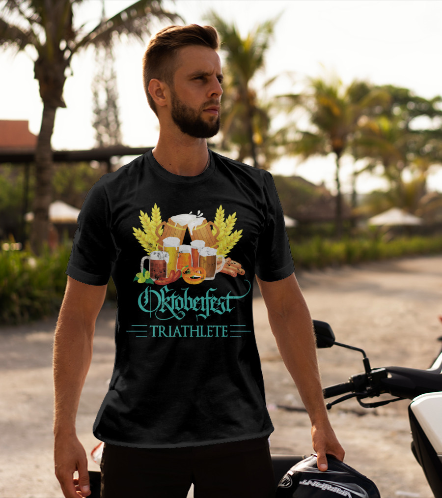 Oktoberfest Triathlete Beer T-Shirt