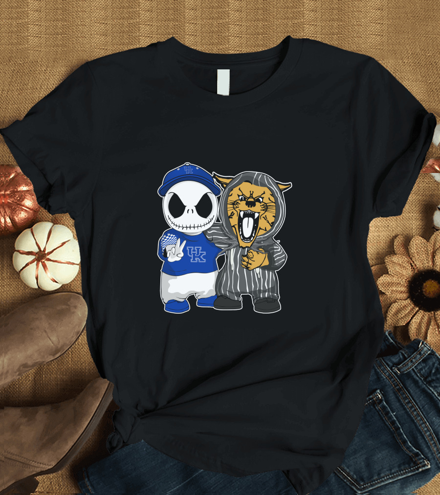 Kentucky Wildcats Jack Skellington Hoodie and Baseball Cap T-Shirt
