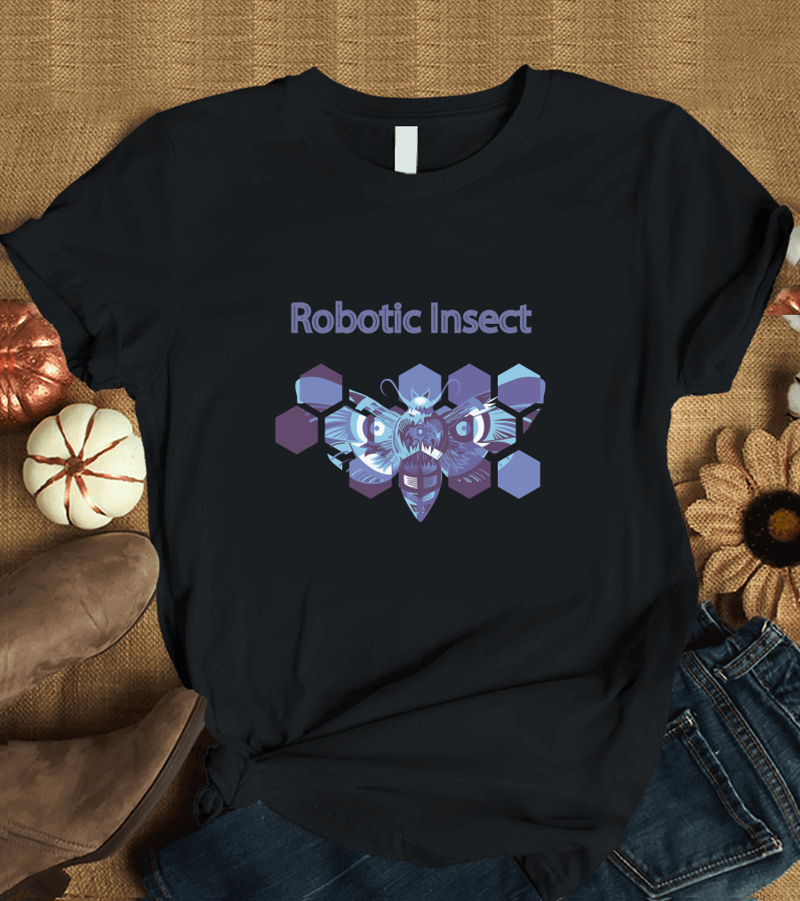 Robotic Insect Hexagonal T-Shirt