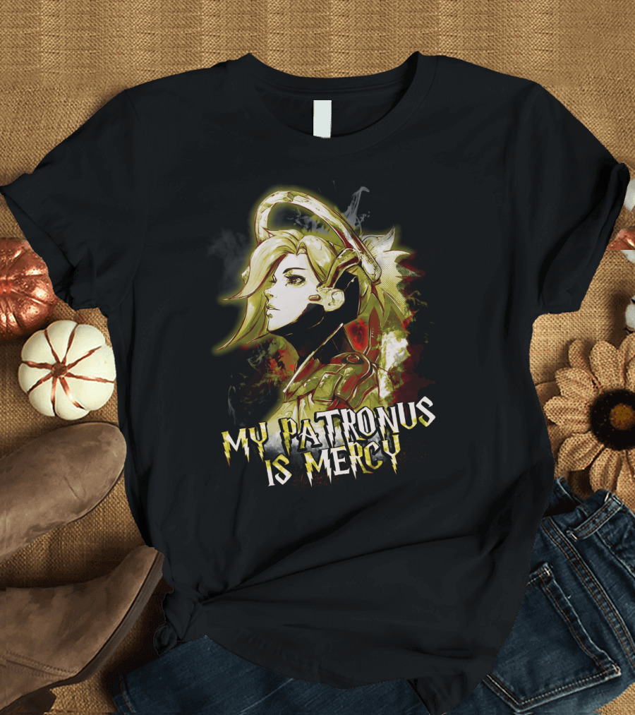 My Patronus Is Mercy Overwatch Gaming Character T-Shirt