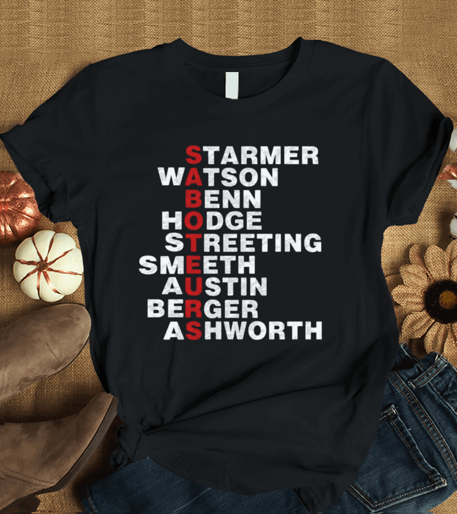 Saboteurs Starmer Watson Benn Hodge Streeting Smeeth Austin Berger Ashworth T-Shirt