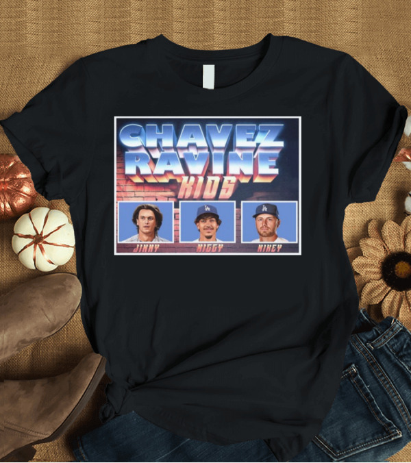 T-Shirt: CHAVEZ RAVINE KIDS JIMMY MIGGY MIKEY T-Shirt CHAVEZ RAVINE KIDS JIMMY MIGGY MIKEY T-Shirt