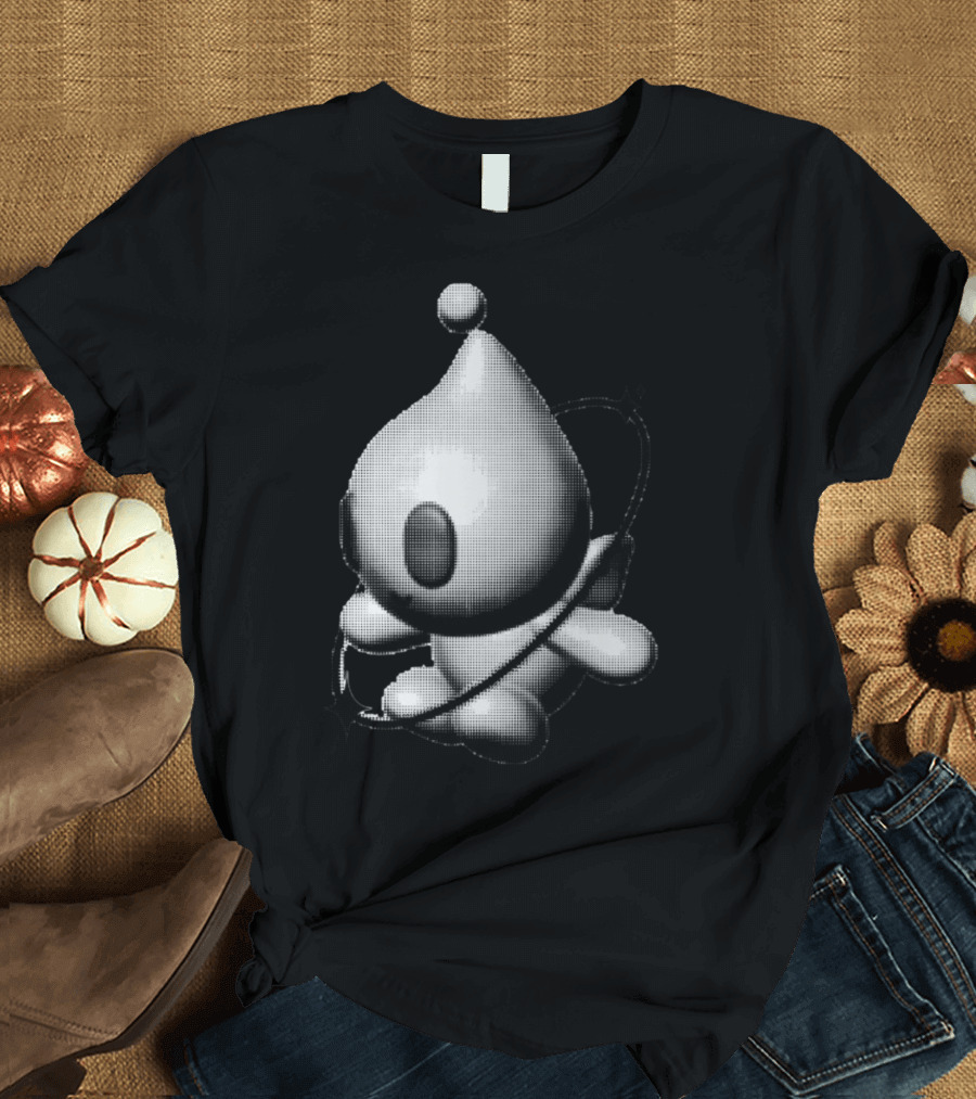 Y2k Friend Retro Digital Character with Orbiting Rings T-Shirt
