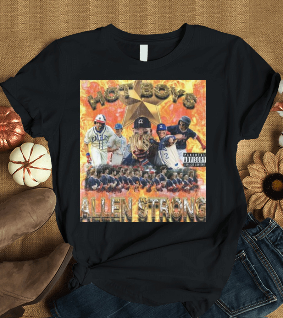 Hot Boys Allen Strong Baseball Star Team Performance T-Shirt