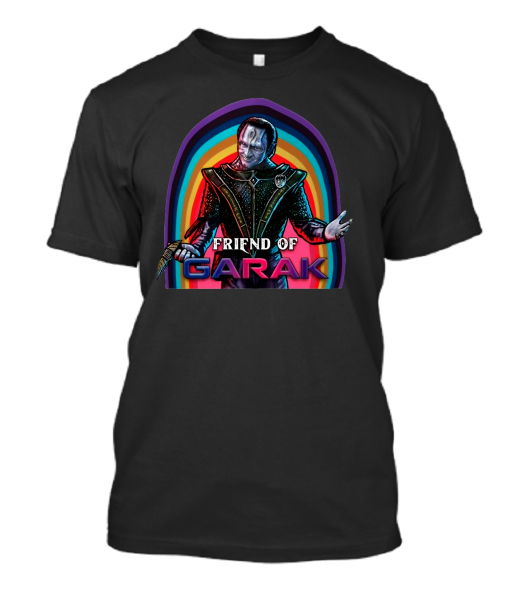 Friend Of Garak Star Trek Rainbow Garak T-Shirt