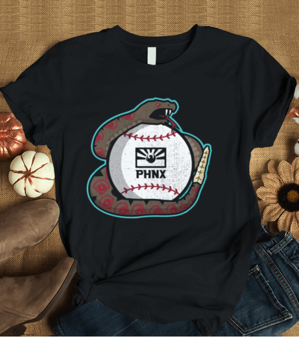 T-Shirt: PHNX Baseball Rattlesnake Diamond Back T-Shirt PHNX Baseball Rattlesnake Diamond Back T-Shirt