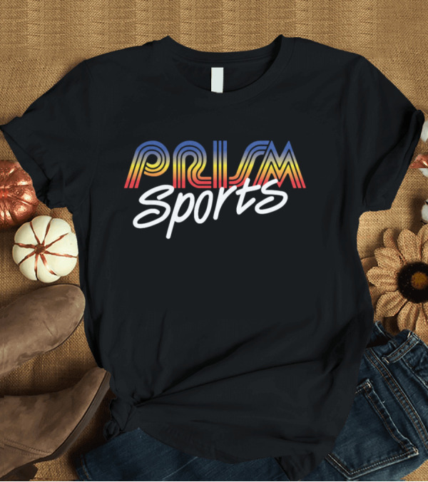 T-Shirt: PRISM Sports Retro Gradient Typography T-Shirt PRISM Sports Retro Gradient Typography T-Shirt