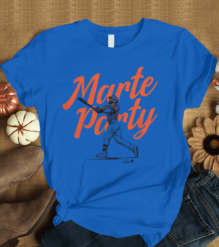 Marte Party New York Baseball Starling Marte T-Shirt