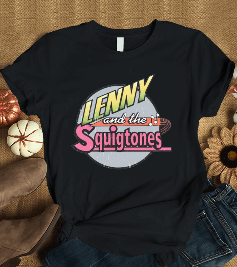 Lenny and the Squigtones Vintage Retro Band T-Shirt
