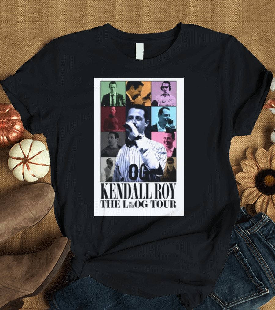 Kendall Roy The L To The OG Tour Multicolor Collage T-Shirt