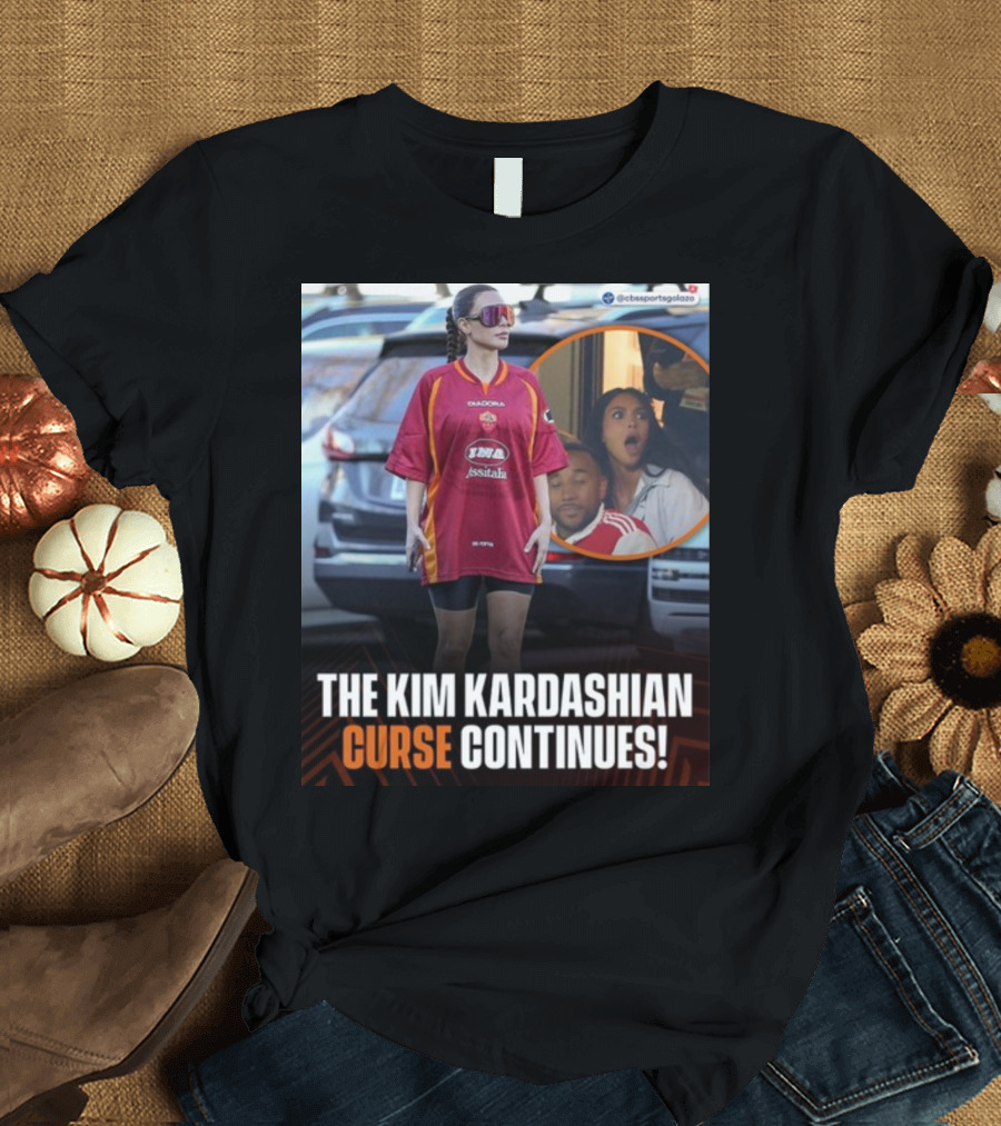 The Kim Kardashian Curse Continues Sports Reaction Scene T-Shirt