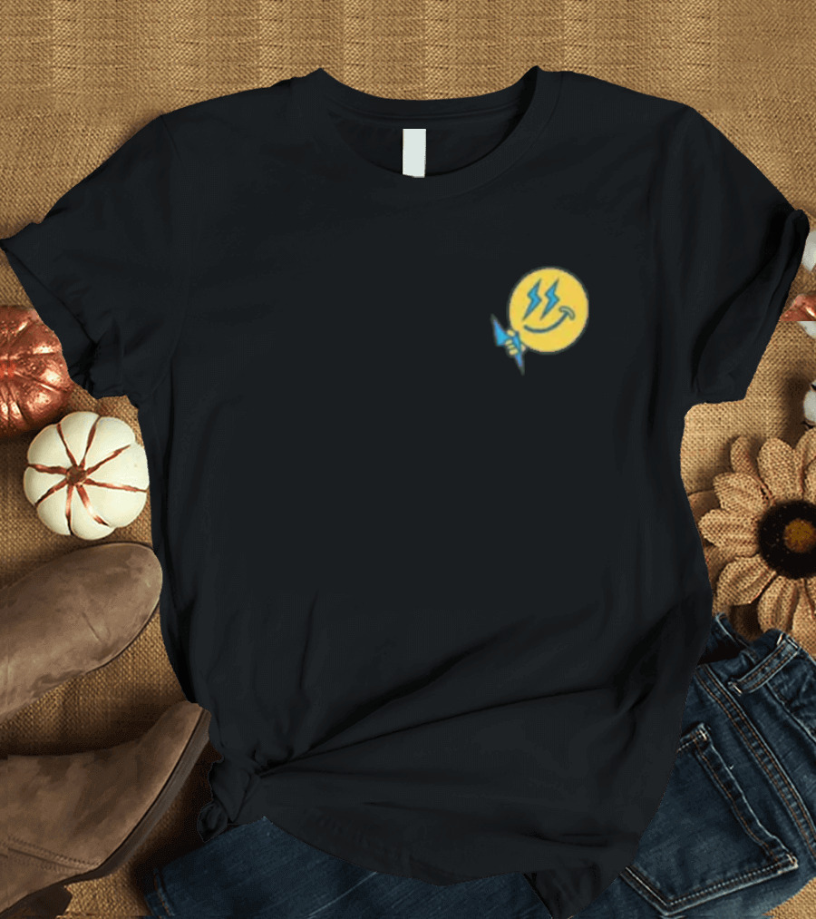 Ateez Thunder Lightning Bolt Smile T-Shirt