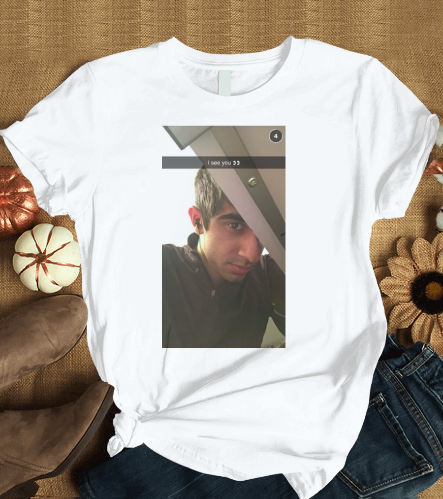 Vikram Singh Barn I See You Snapchat Selfie Image T-Shirt