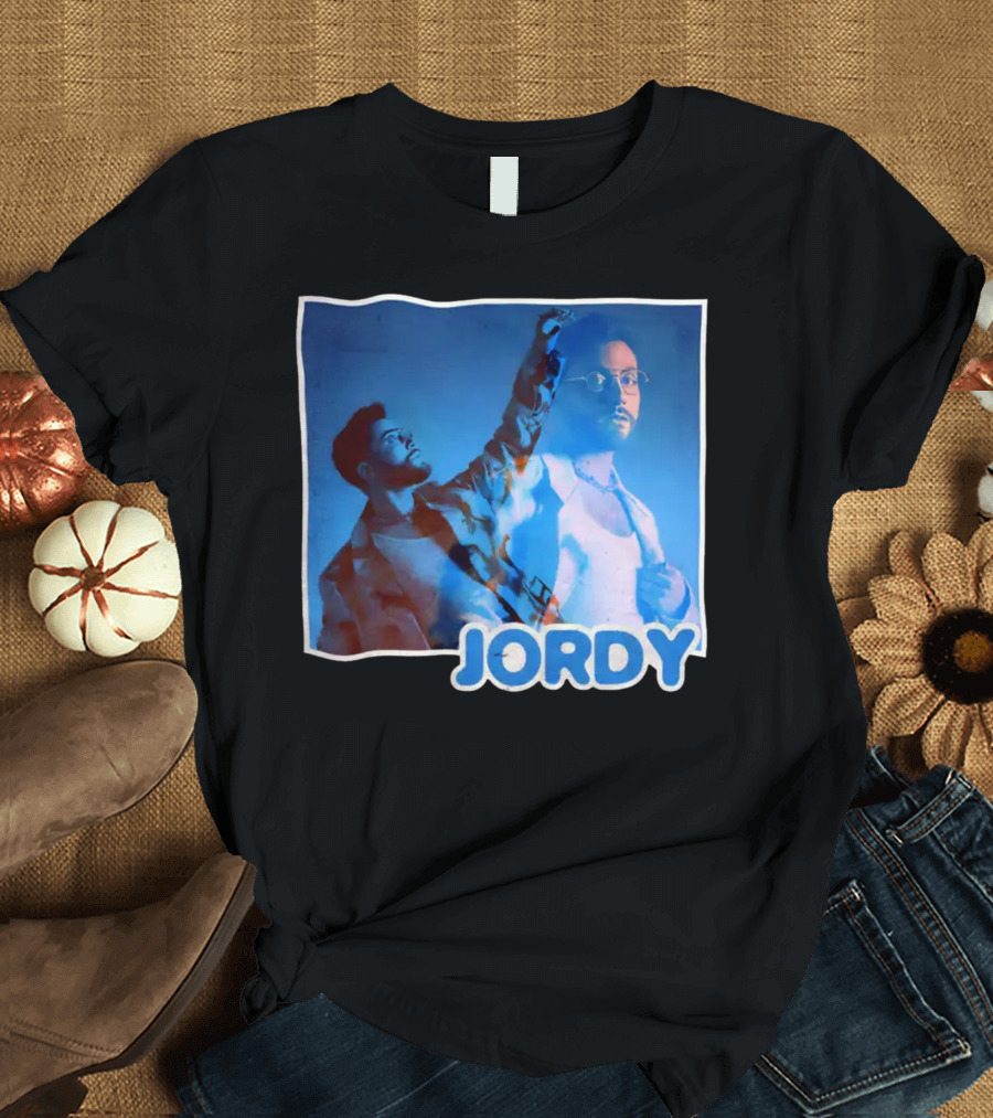 Jordy Feelin Blue Dual Portrait with Cool Tones T-Shirt