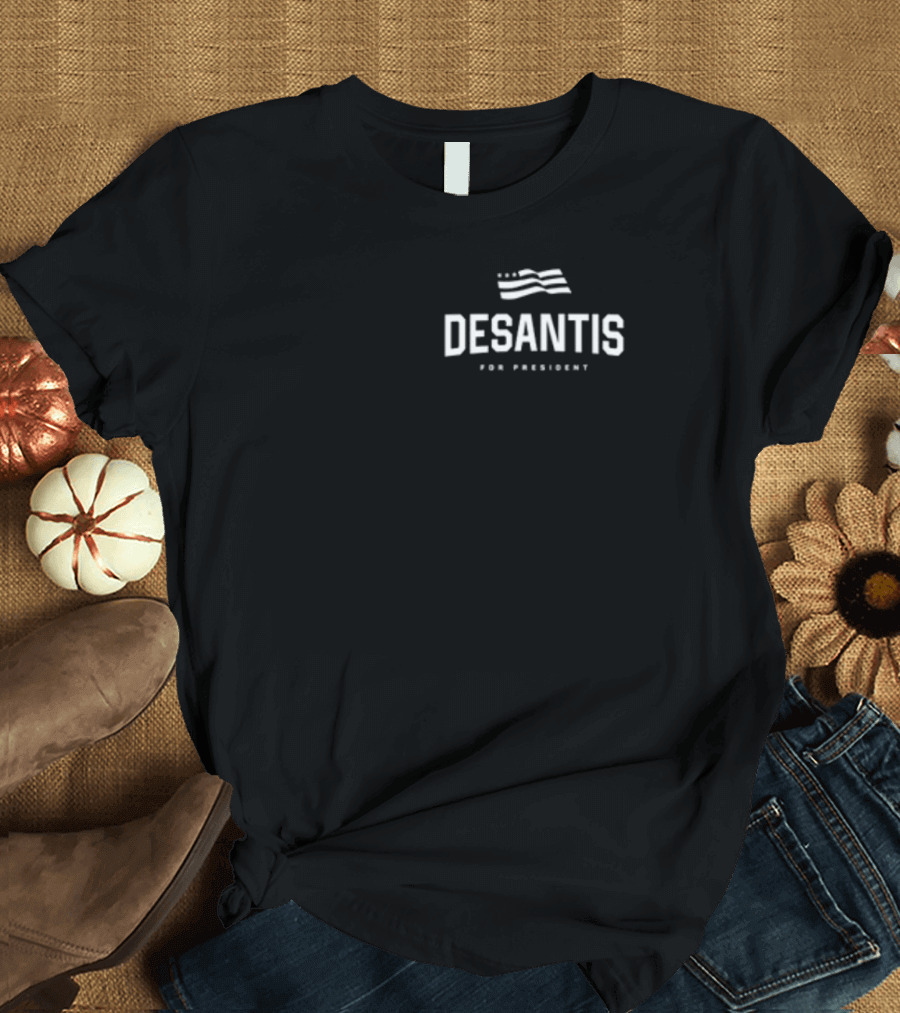 Desantis for President Casey Desantis Wearing Where Woke Goes to Die T-Shirt