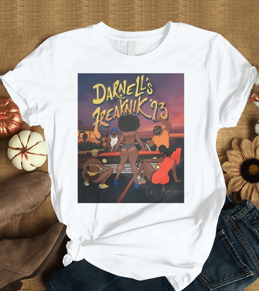 Darnell's Freaknik '23 Los Angeles Retro Vibes and Urban T-Shirt