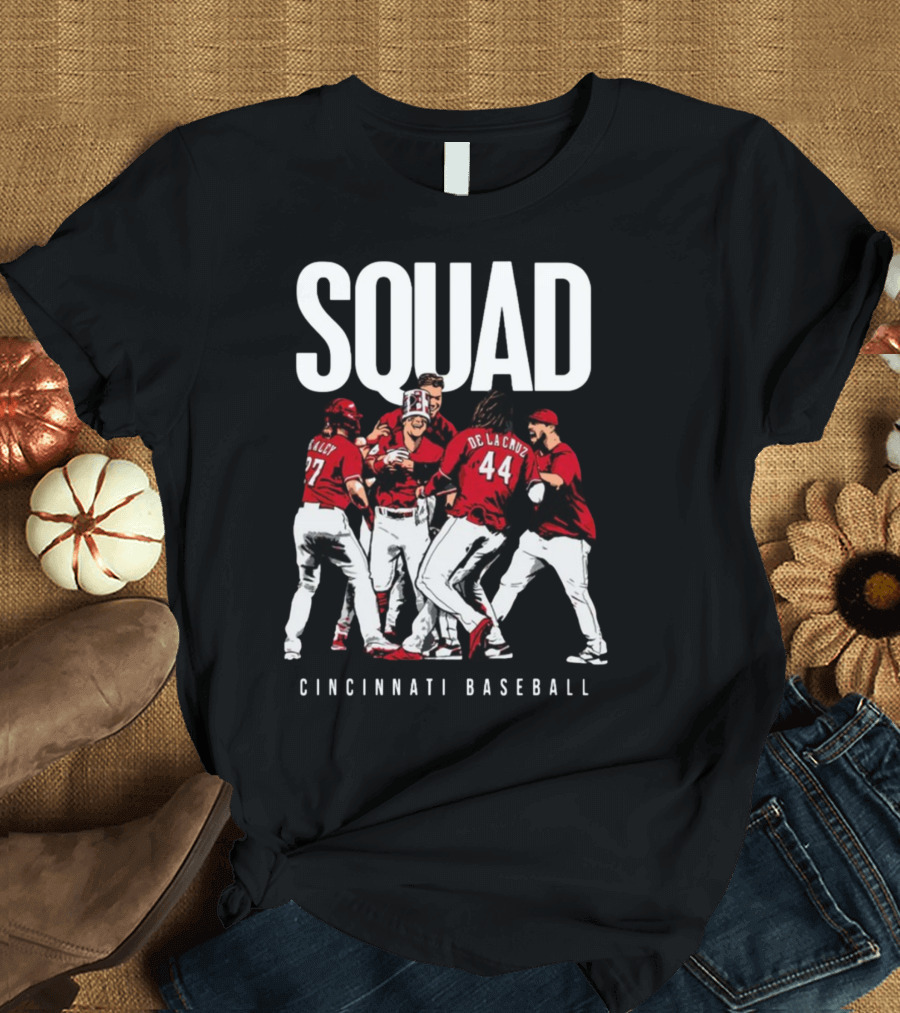 SQUAD Cincinnati Baseball Team T-Shirt