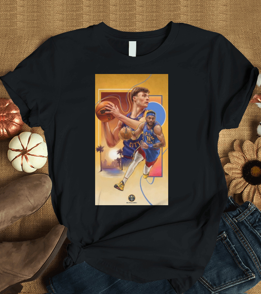 Denver Nuggets Bruce and Christian City Edition Basketball T-Shirt