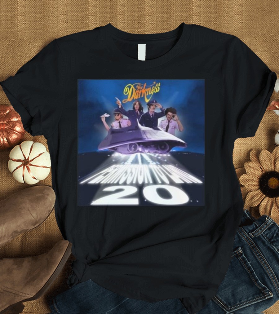 The Darkness Permission To Land 20 Tour North American Announcement T-Shirt