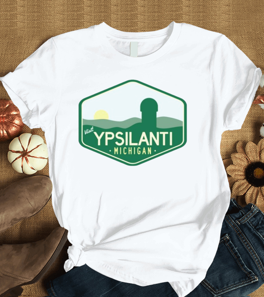 Visit Ypsilanti Michigan Scenic Landscape T-Shirt