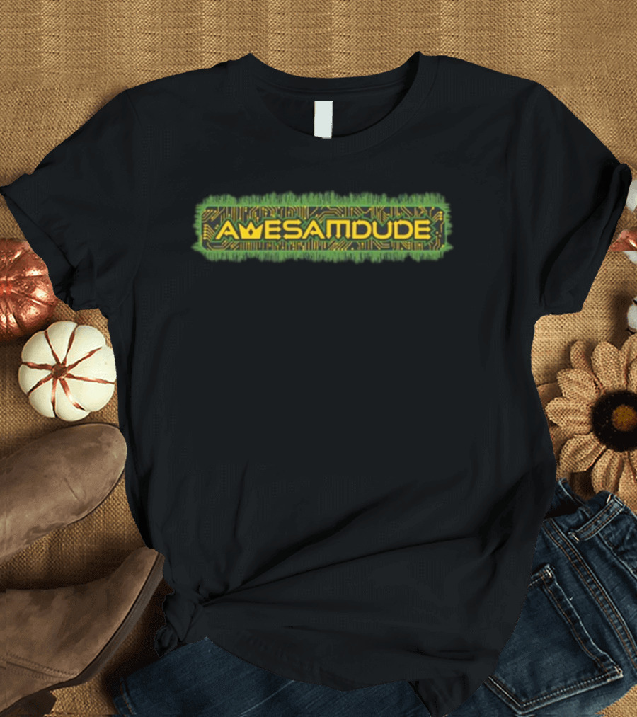 Awesamdude Circuit Green Circuitry T-Shirt