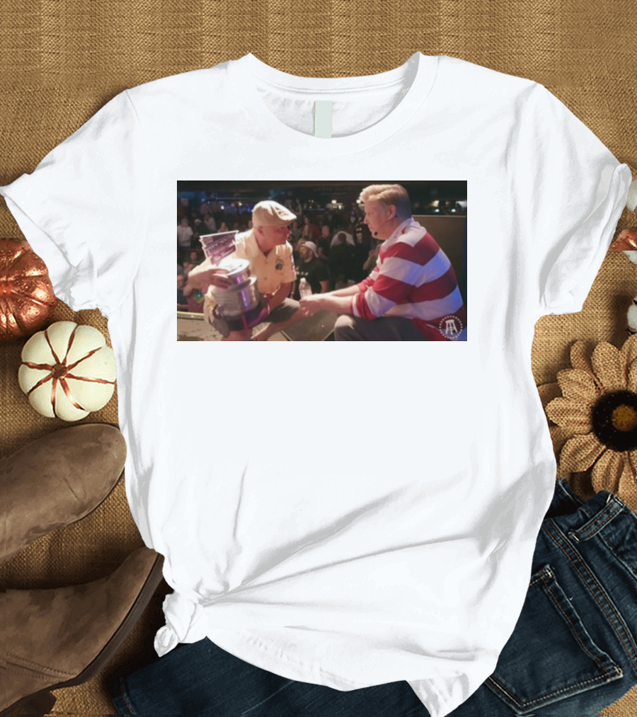 The Kirk Minihane Show Kirk Champion Live Event Crowd Interaction T-Shirt