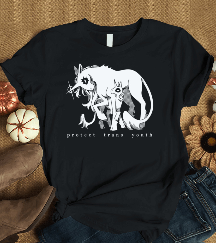 Protect Trans Youth Unicorn Support T-Shirt