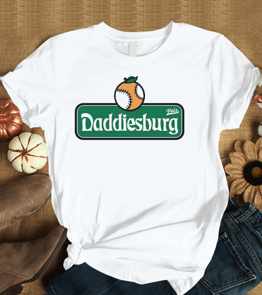 Daddiesburg Vols Baseball Orange T-Shirt