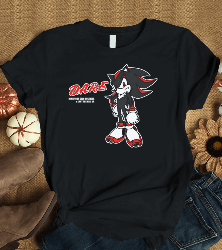 D.A.R.E. Mamono Darehog Mind Your Own Business and Shut The Hell Up T-Shirt