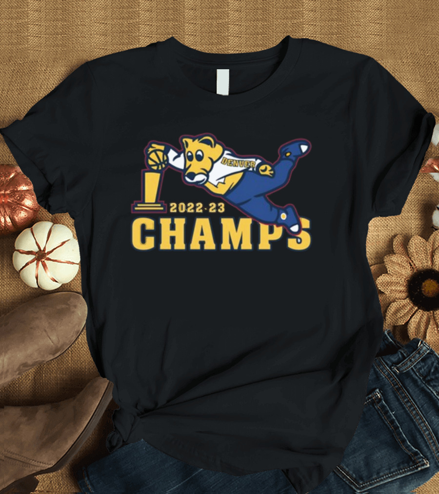 Denver 2022-23 Basketball Champs T-Shirt
