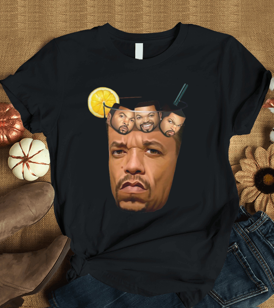 Teefury Got Ice Cube Ice-T Lemon Drink T-Shirt