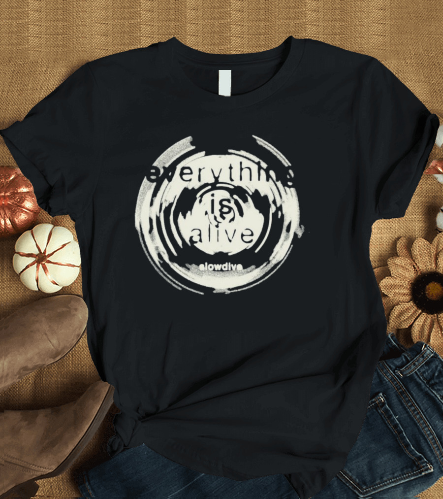 Everything Is Alive Slowdive Album Cover T-Shirt