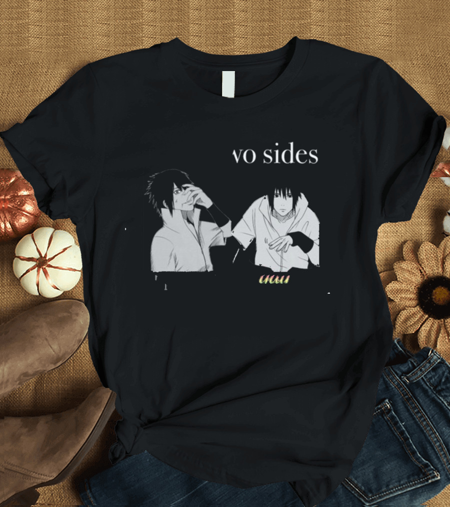 I Have Two Sides Mentally Unstable Gay Anime Character Contrasts T-Shirt